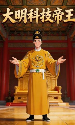 短剧《大明科技帝王》海报