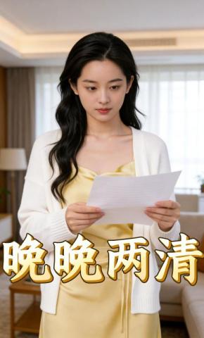 短剧《晚晚两清》海报