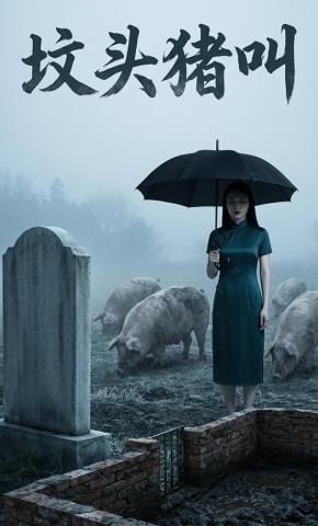 短剧《坟头猪叫》海报