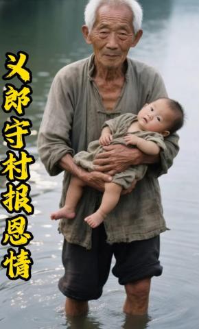 短剧《义郎守村报恩情》海报