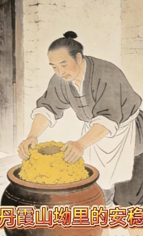 短剧《丹霞山坳里的安稳》海报