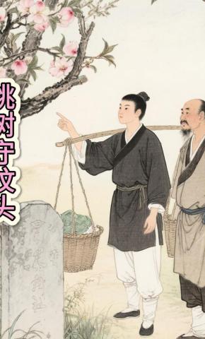 短剧《桃树守坟头》海报