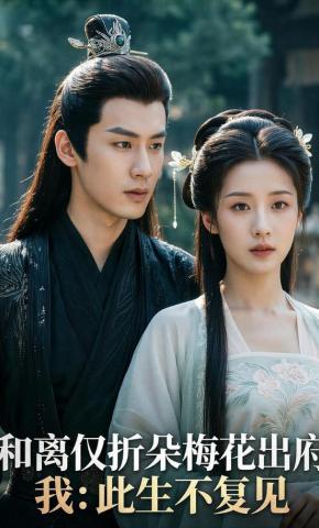短剧《和离仅折朵梅花出府，我：此生不复见》海报