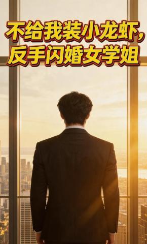 短剧《不给我装小龙虾，反手闪婚女学姐》海报