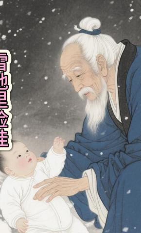 短剧《雪地里捡娃》海报