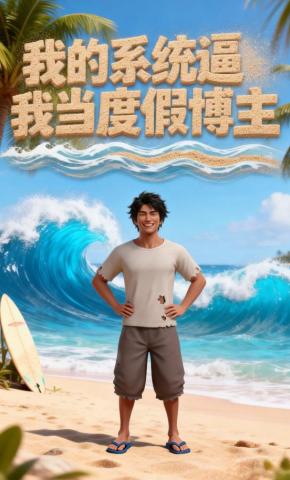 短剧《我的系统逼我当度假博主》海报