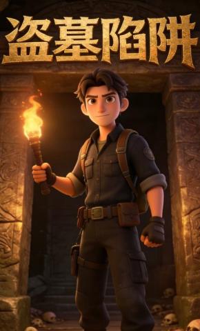 短剧《盗墓陷阱》海报