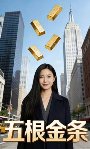 短剧《五根金条》海报