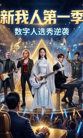 短剧《新我人：破次元造星》海报