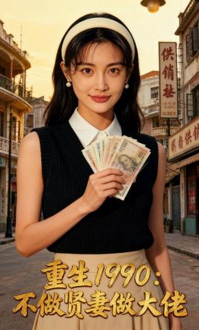 短剧《重生1990：不做贤妻做大佬》海报