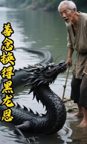 短剧《善念换得黑龙恩》海报