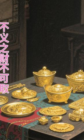 短剧《不义之财不可取》海报