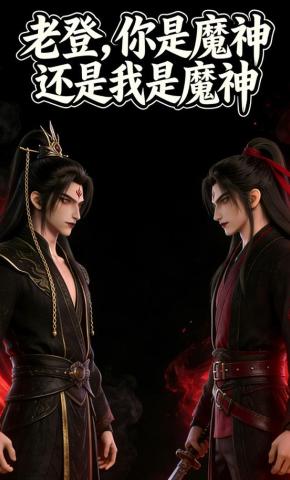 短剧《老登，你是魔神还是我是魔神》海报