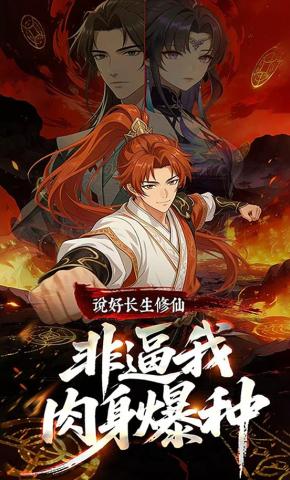 短剧《说好长生修仙，非逼我肉身爆种》海报