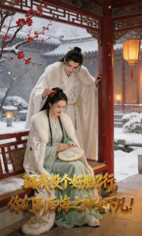 短剧《骗我投个好胎?行，你们别后悔之神女下凡？》海报