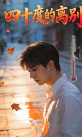 短剧《四十度的离别》海报