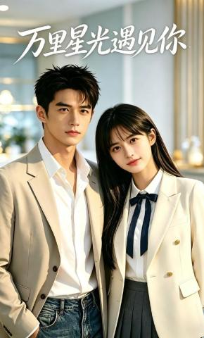 短剧《万里星光遇见你》海报