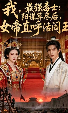 短剧《我，最强毒士：阳谋算尽后，女帝直呼活阎王》海报