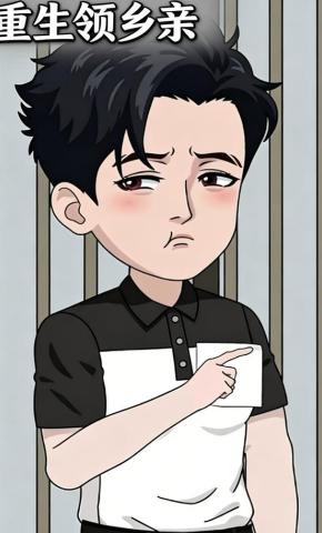 短剧《重生领乡亲》海报