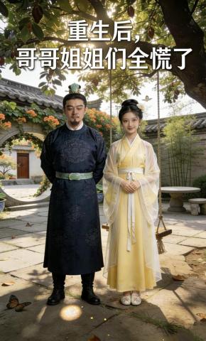 短剧《重生后，哥哥姐姐们全慌了》海报