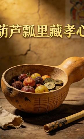 短剧《葫芦瓢里藏孝心》海报