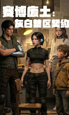 短剧《赛博废土灰白禁区契约》海报