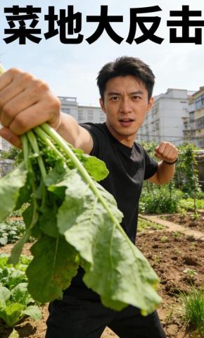 短剧《菜地大反击》海报