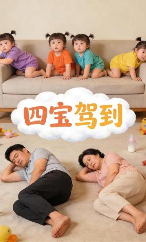 短剧《四宝驾到》海报