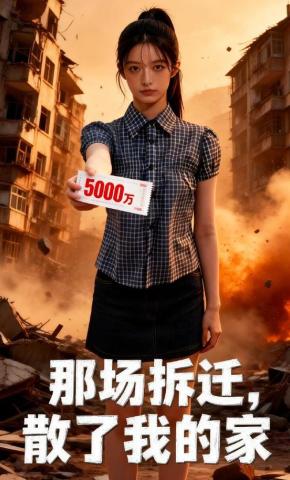 短剧《那场拆迁，散了我的家》海报