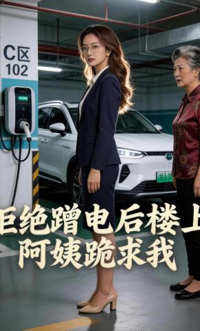 短剧《拒绝蹭电后楼上阿姨跪求我》海报