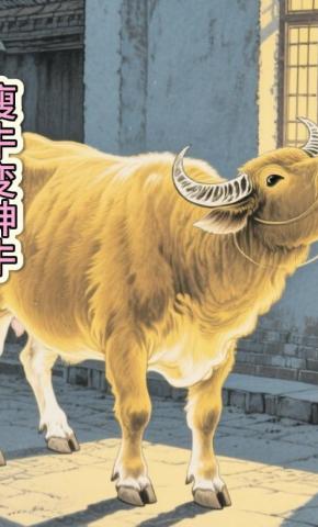 短剧《瘦牛变神牛》海报