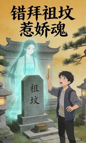 短剧《错拜祖坟惹娇魂》海报