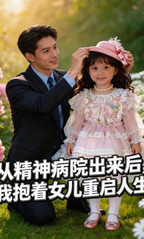 短剧《从精神病院出来后，我抱着女儿重启人生》海报