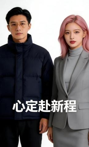 短剧《心定赴新程》海报