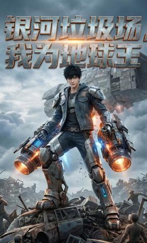 短剧《银河垃圾场，我为地球王》海报