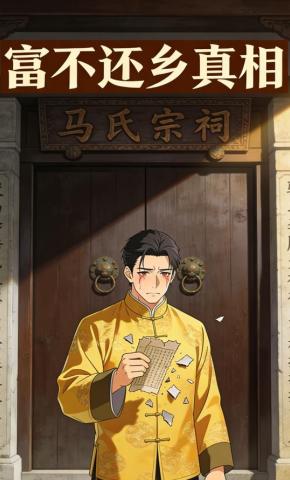 短剧《富不还乡真相》海报