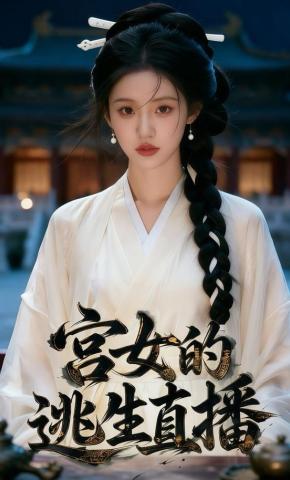 短剧《宫女的逃生直播》海报