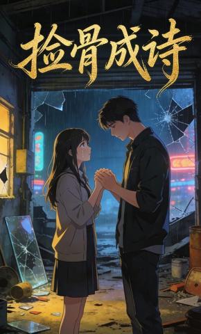 短剧《捡骨成诗》海报