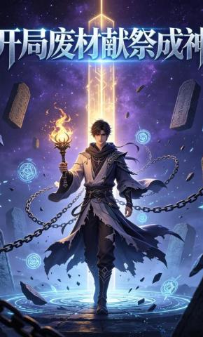 短剧《开局废材献祭成神》海报