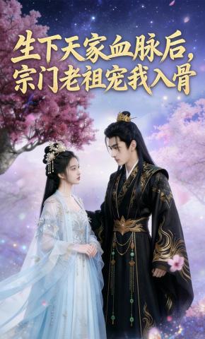 短剧《生下天家血脉后，宗门老祖宠我入骨》海报