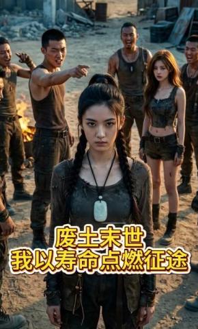 短剧《废土末世，我以寿命点燃征途》海报