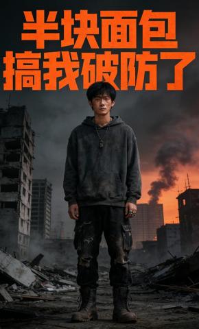 短剧《半块面包搞我破防了》海报