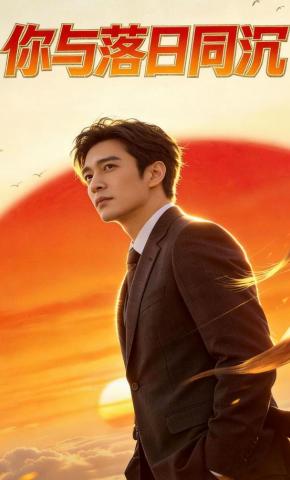 短剧《你与落日同沉》海报