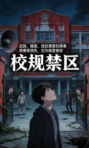 短剧《校规禁区》海报