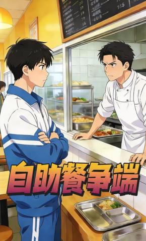 短剧《自助餐争端》海报