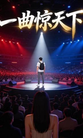 短剧《一曲惊天下》海报