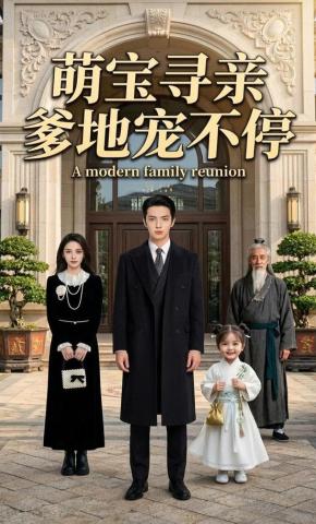 短剧《萌宝寻亲，爹地宠不停》海报