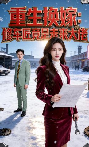 短剧《重生换嫁：修车匠竟是未来大佬》海报
