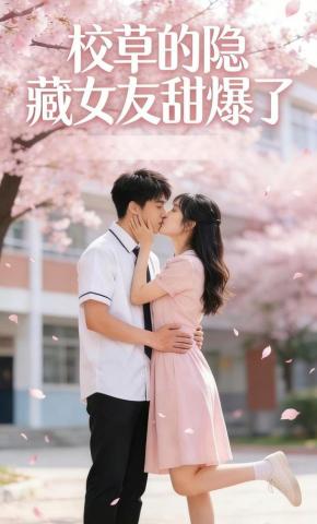短剧《校草的隐藏女友甜爆了》海报
