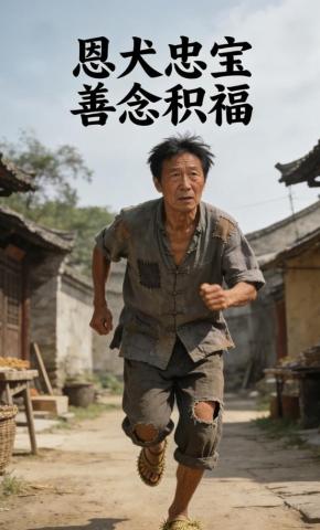 短剧《恩犬忠宝善念积福》海报